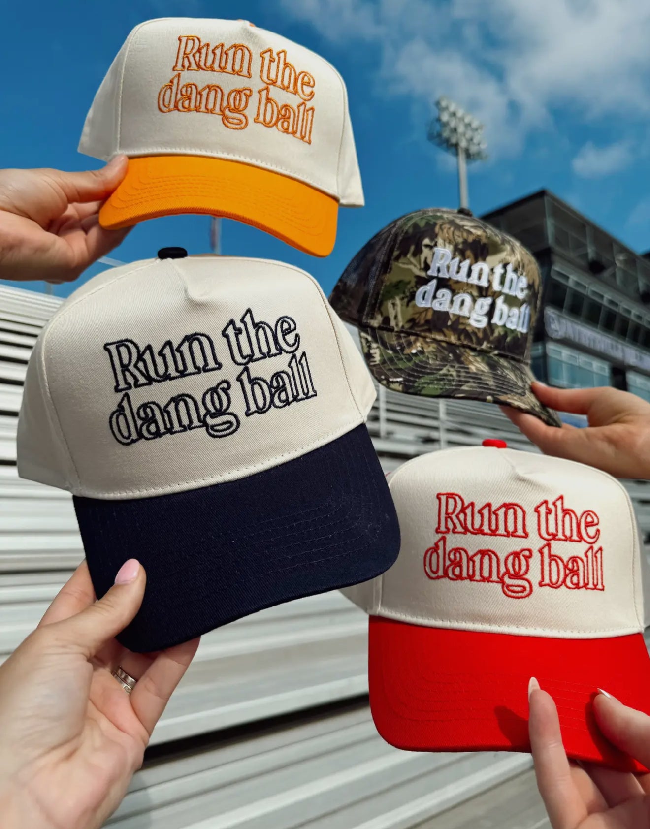 Run the Dang Ball Trucker hat