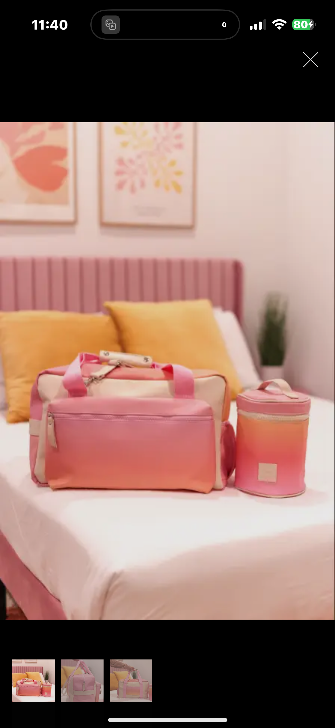 Sunset Gradient Duffle