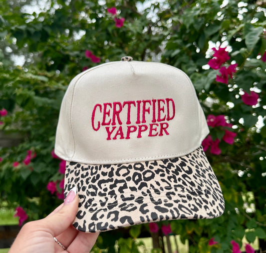 Certified Yapper Embroidered Hat