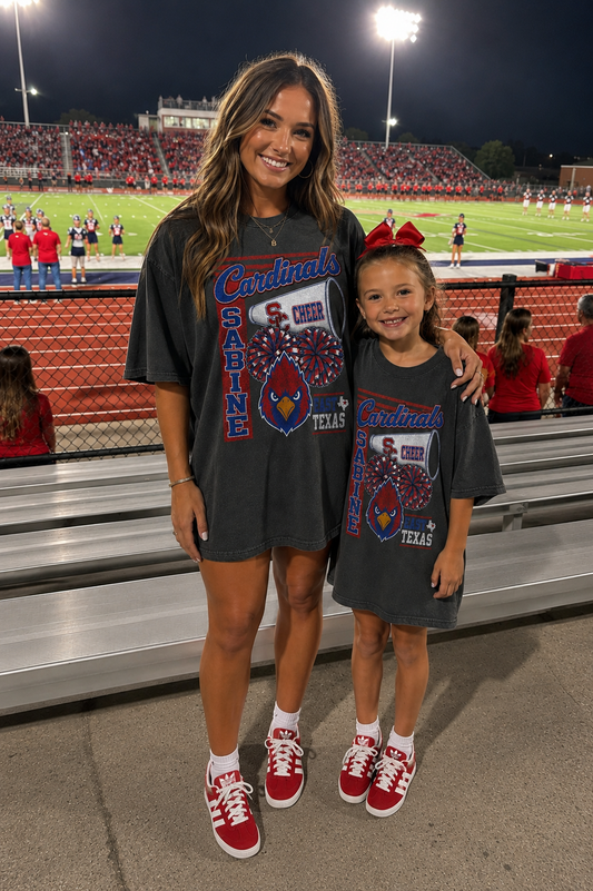 Sabine Cardinals Cheer T Shirt