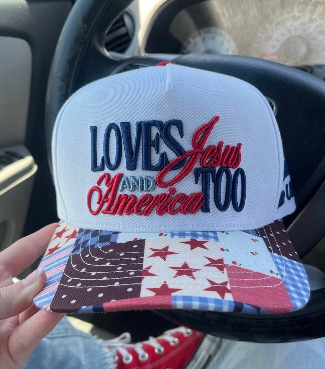 Pre-order ships June 15th she love Jesus and America too