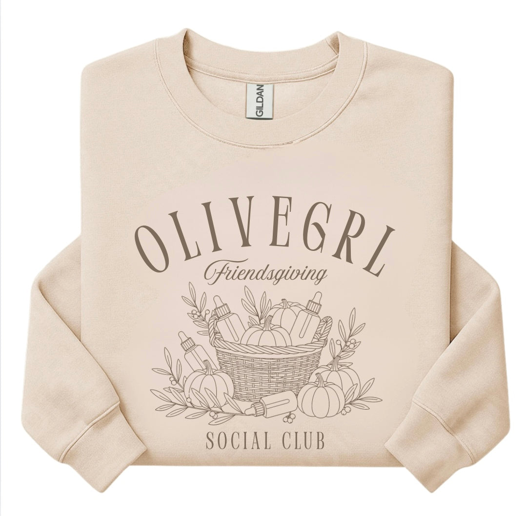 OLIVEGRL Friendsgiving Sweatshirt