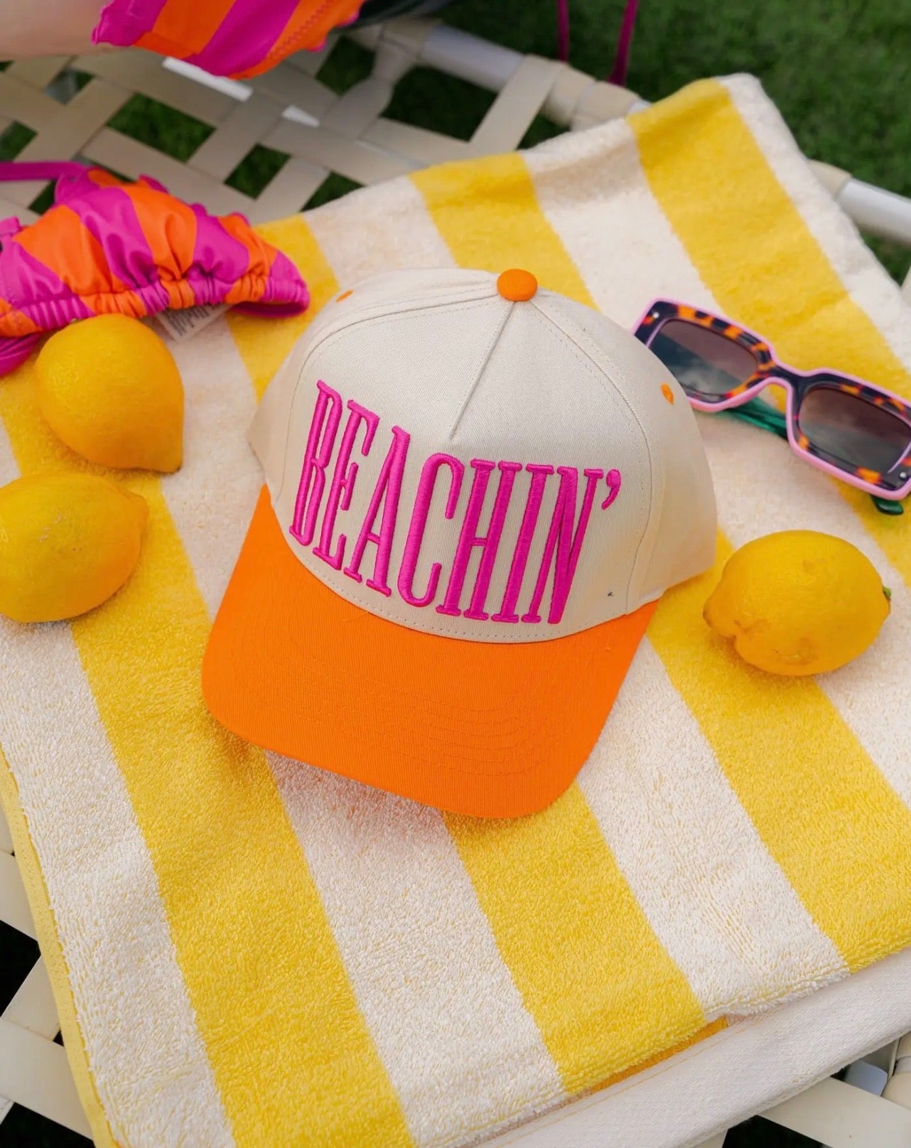 Beachin’ embroidered hat