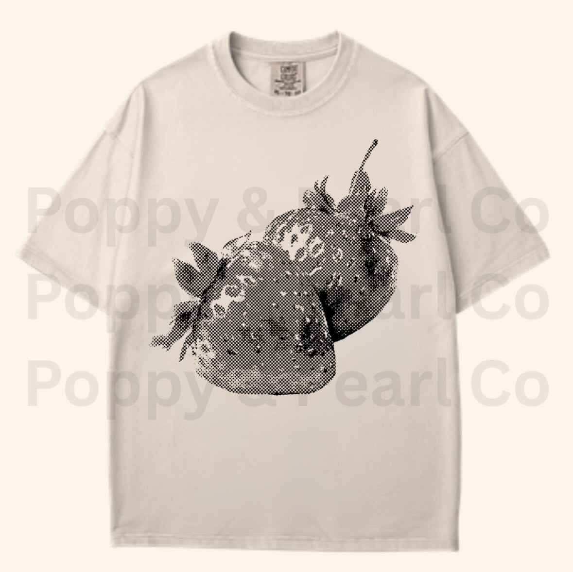 Halftone Strawberry Tees