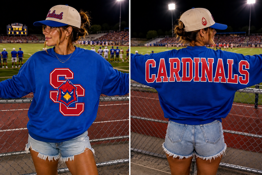 Sabine Cardinals Spirit Crewneck