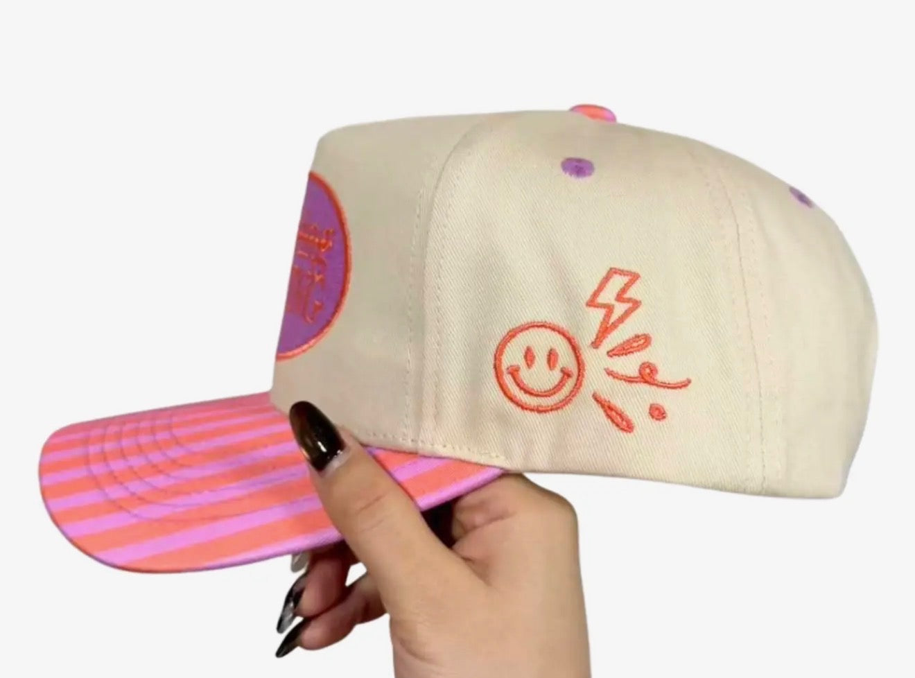 Embroidered Designed Bill Hat