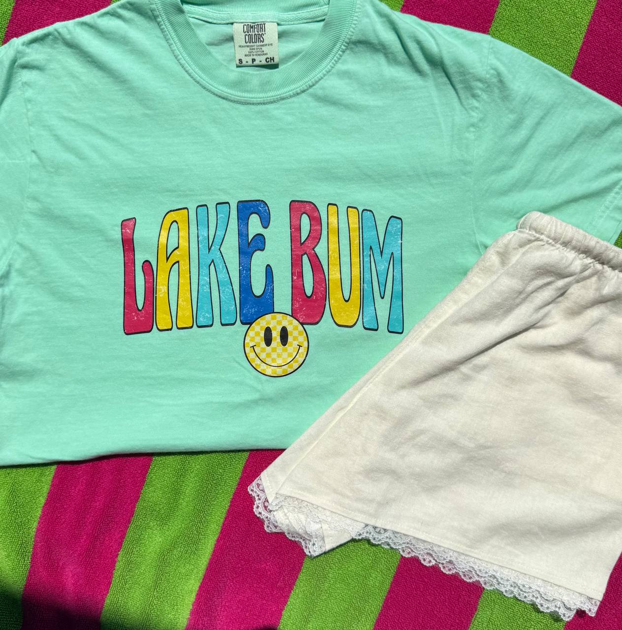 Lake Bum Smiley T Shirt