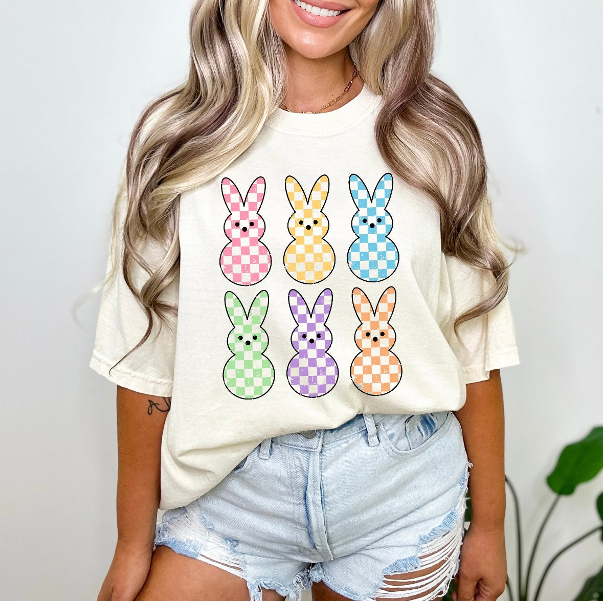 Checker Peeps Easter