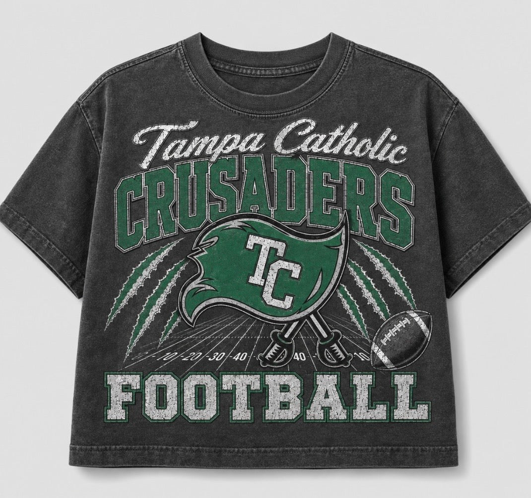 Tampa Crusaders vintage boxy tee