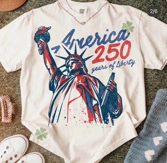 America 250 years tee