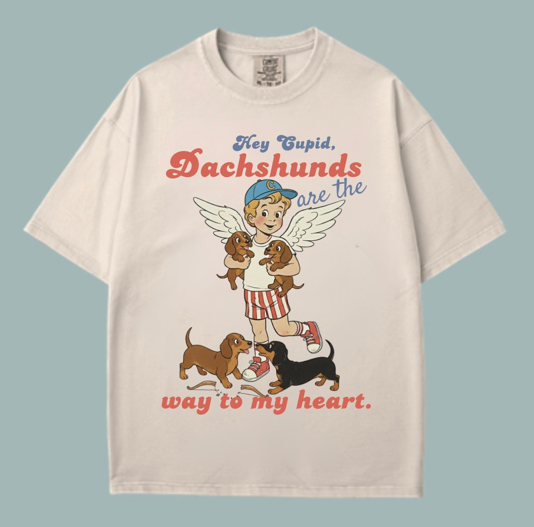 Hey Cupid, Dachshunds are the way to my heart
