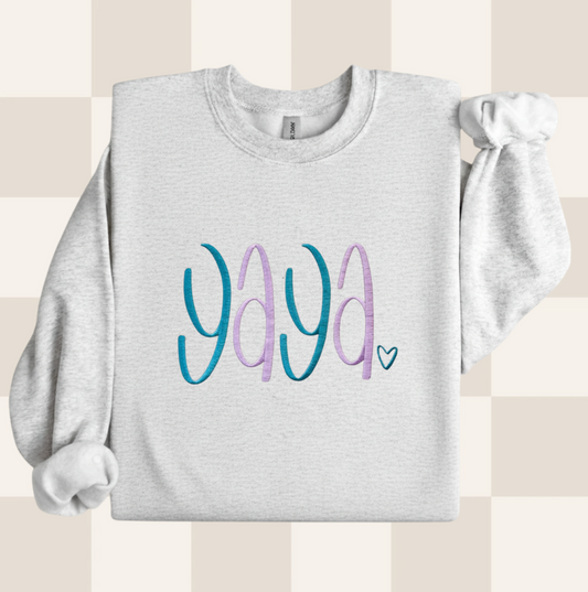 Yaya Embroidered Sweatshirt