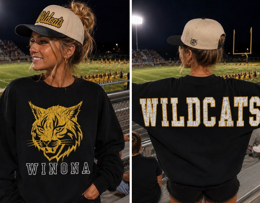 Winona Wildcats Spirit Crewneck