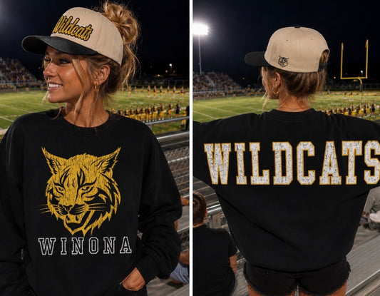 Winona Wildcats Spirit Crewneck