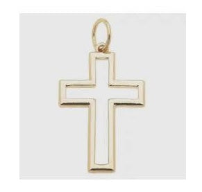 Bordered Cross Charm