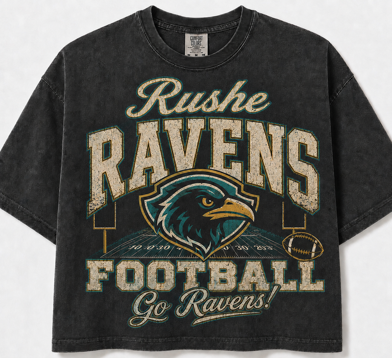Rushe Raven Boxy Crop