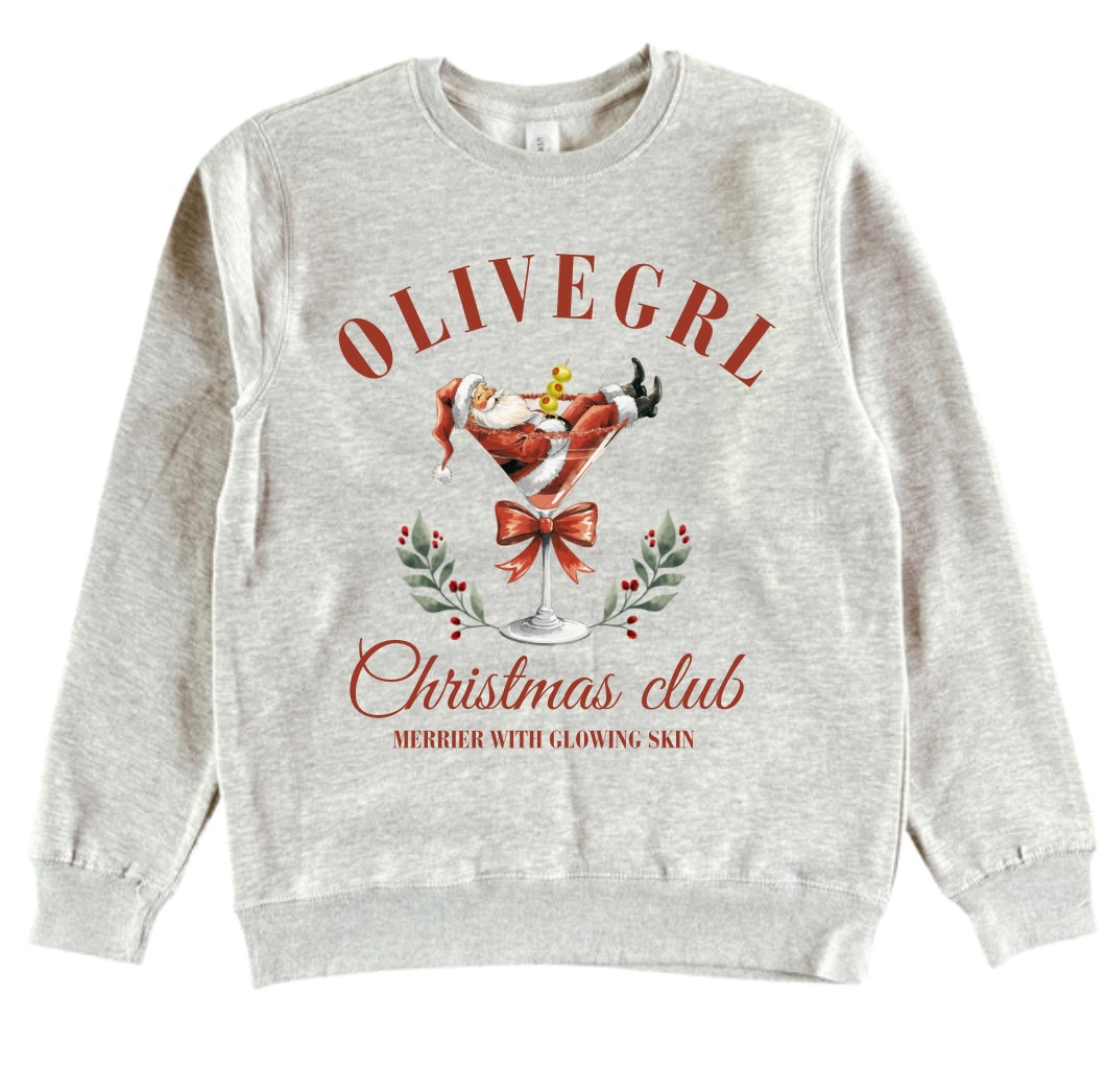 OLIVEGRL Dirty Santa-tini Crewneck sweatshirt