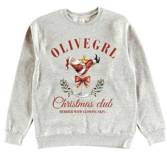 OLIVEGRL Dirty Santa-tini Crewneck sweatshirt