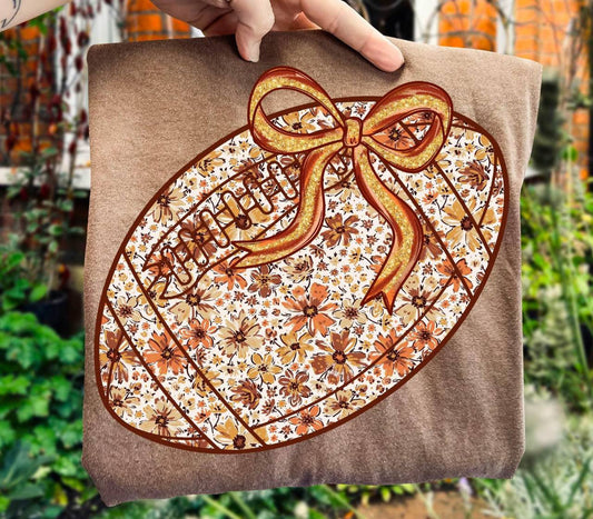 Flower Football T Shirt