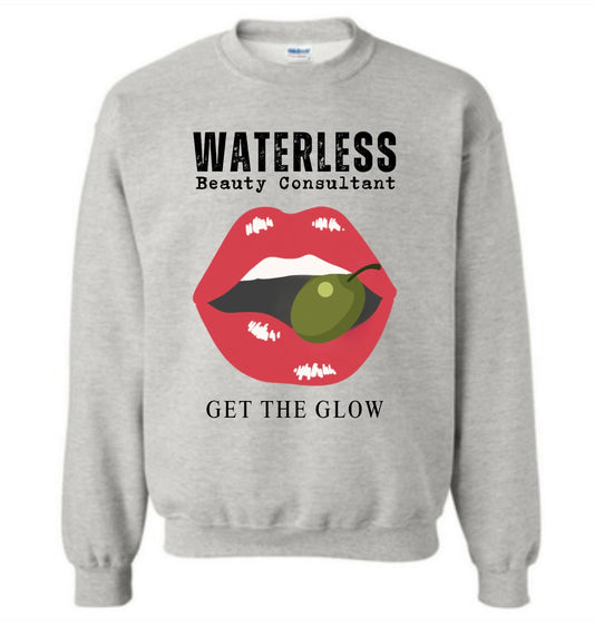 Olive Lips Crewneck Sweatshirt