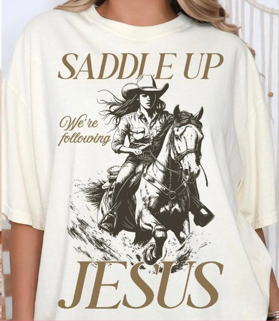 Saddle up were following Jesus