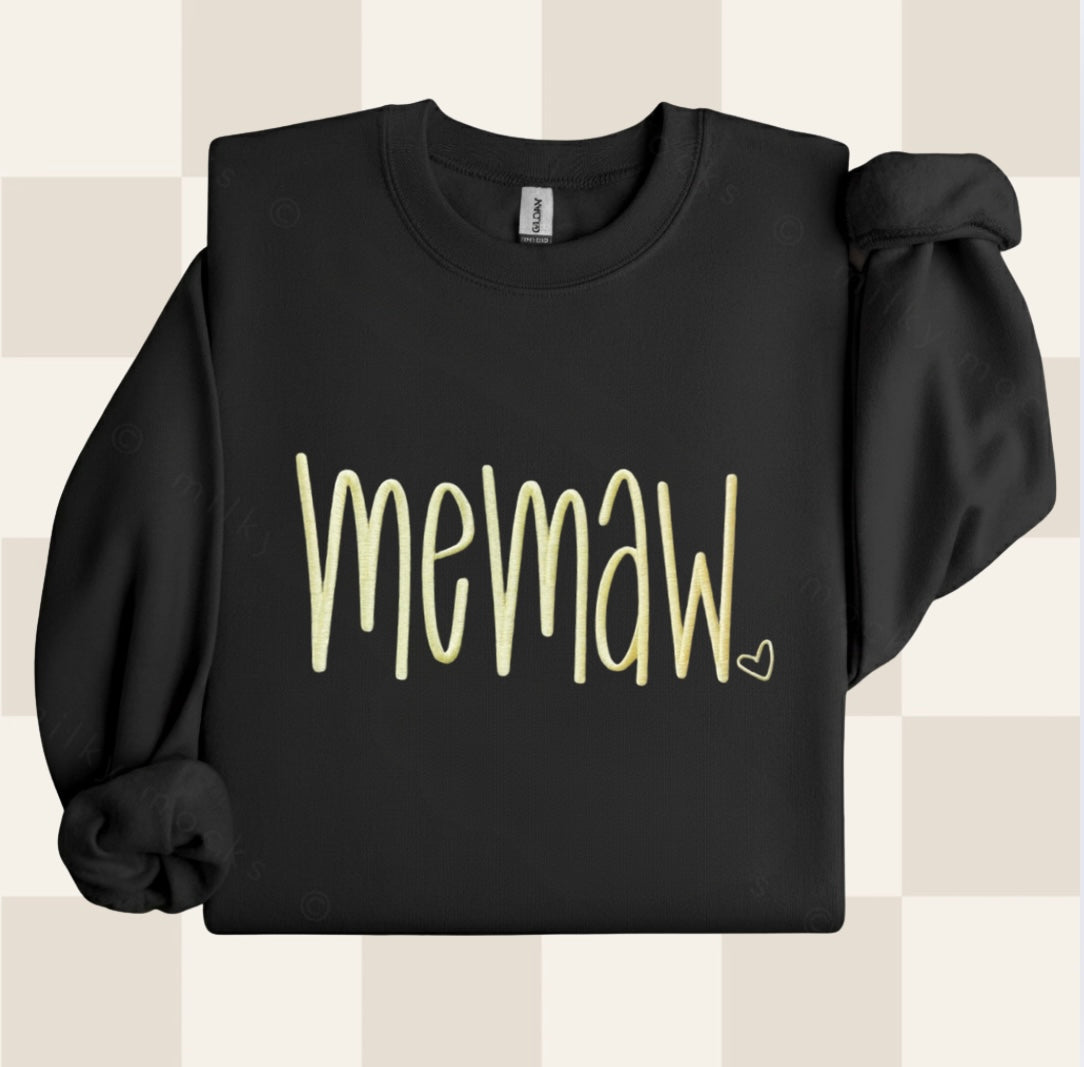 Embroidered Name Sweatshirt