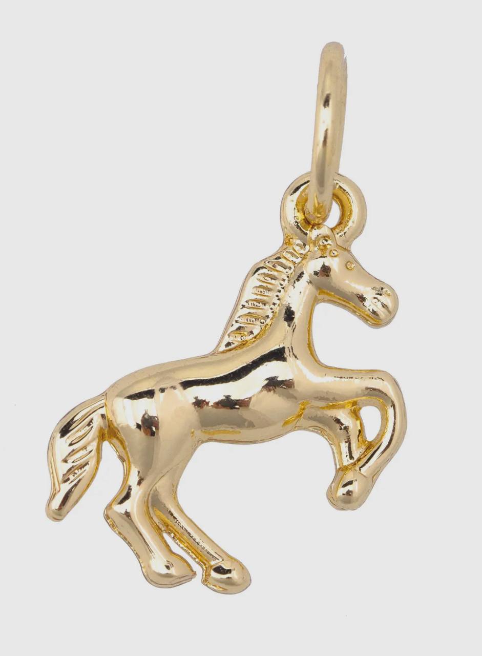 Gold Horse Charm