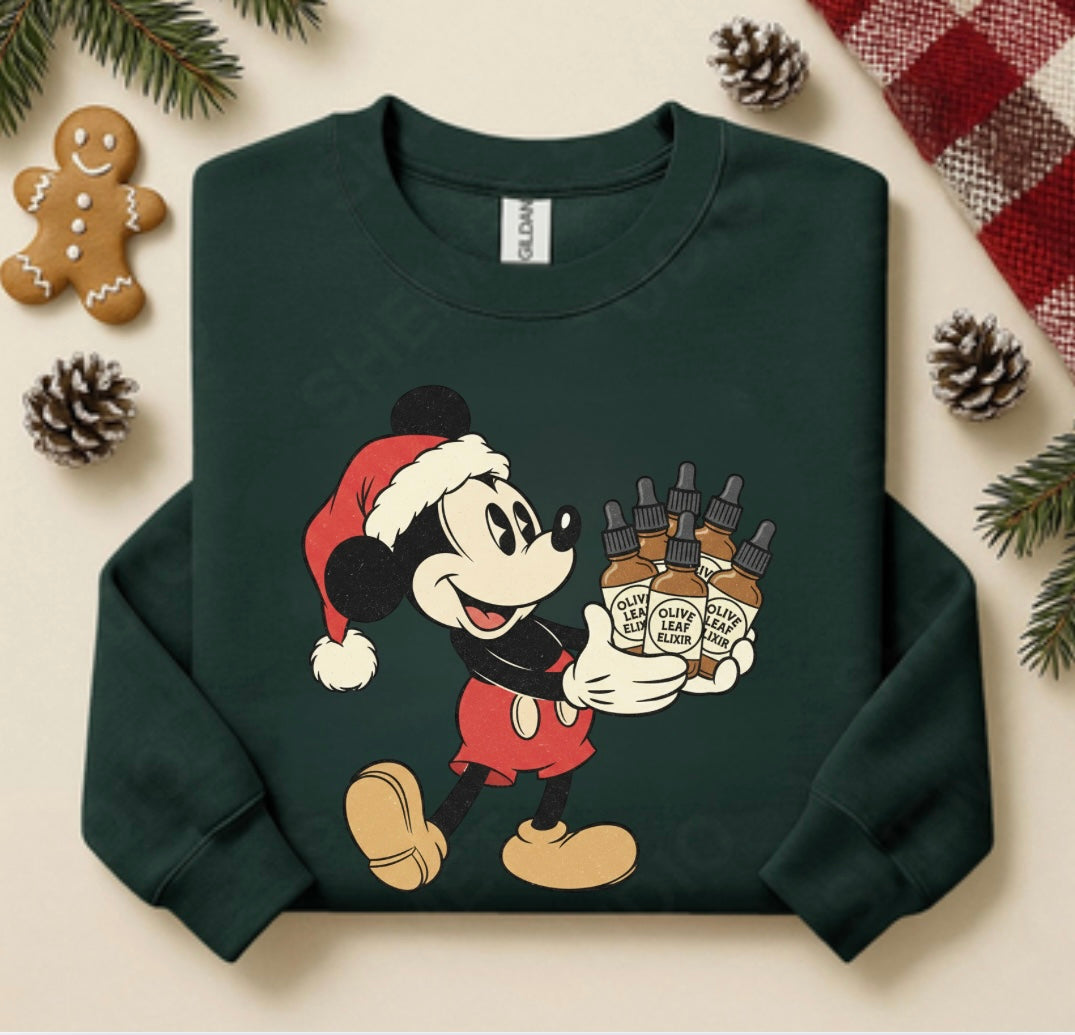 Holiday Mickey Olive Leave Elixir