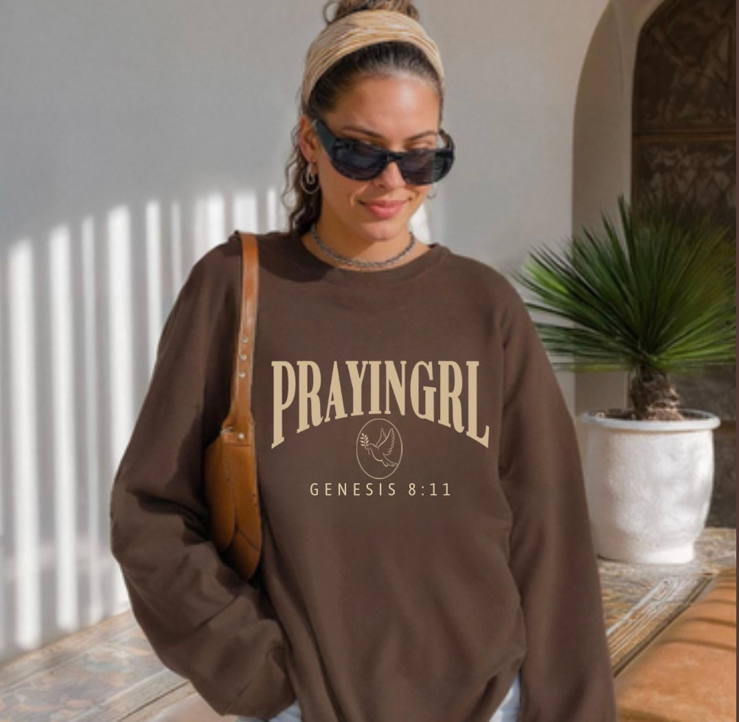 PRAYIN’GRL Genesis Printed Sweatshirt