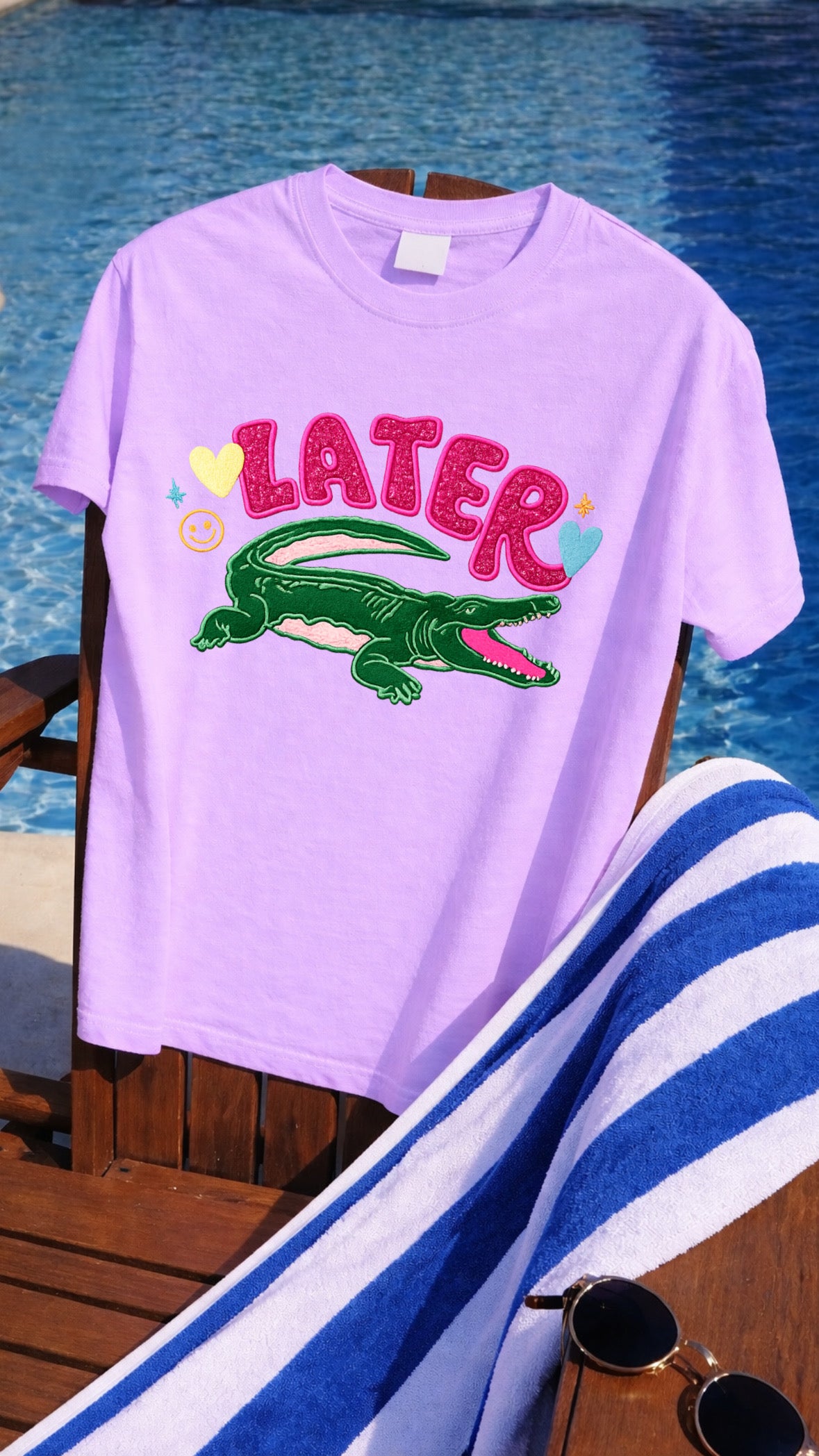 Later Gator Embroidered Tee