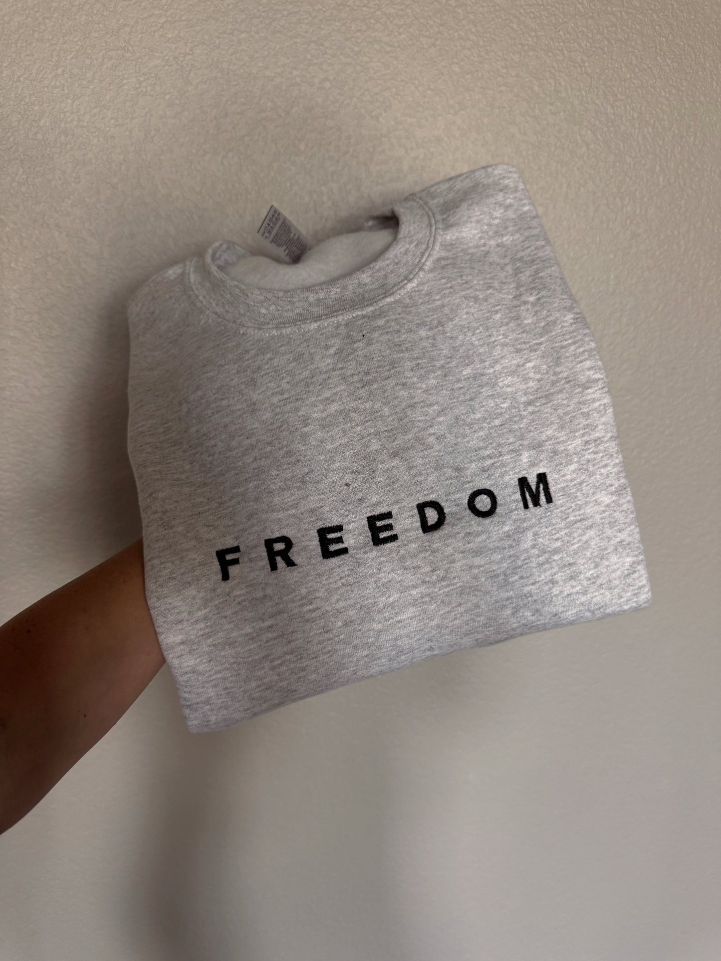 Freedom Embroidered Sweatshirt