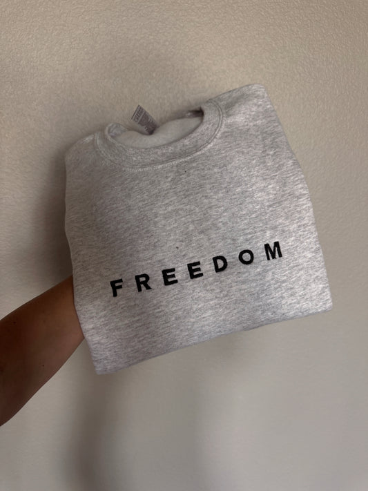 Freedom Embroidered Sweatshirt