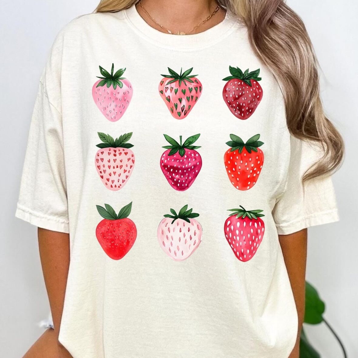 Rows Of Strawberries