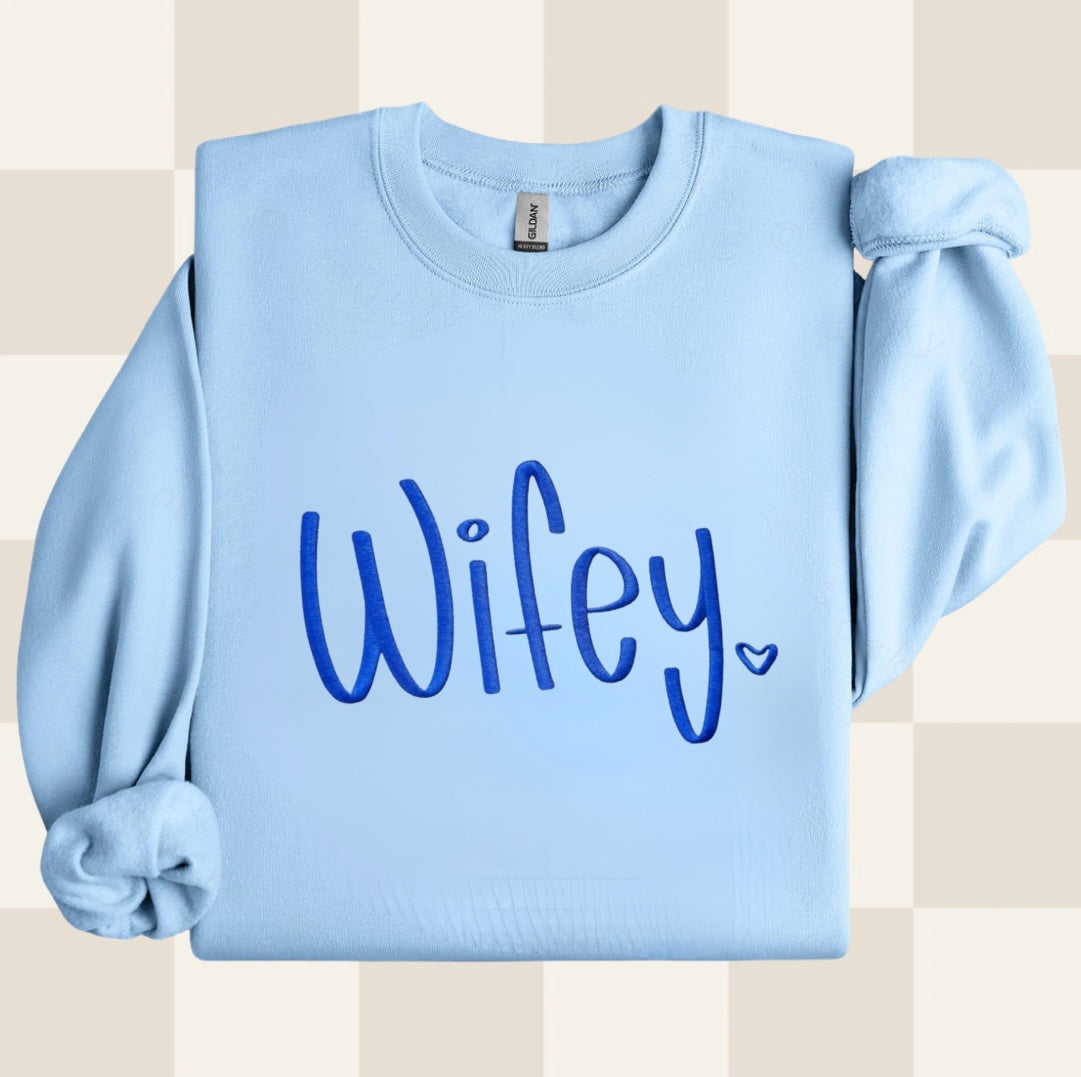 Embroidered Name Sweatshirt