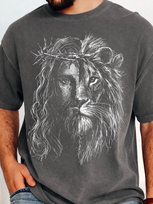 Jesus/Lion T shirt