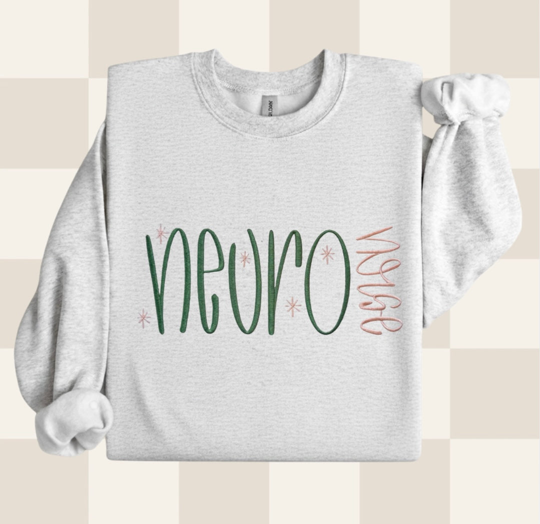 Neuro Nurse Embroidered Sweatshirt