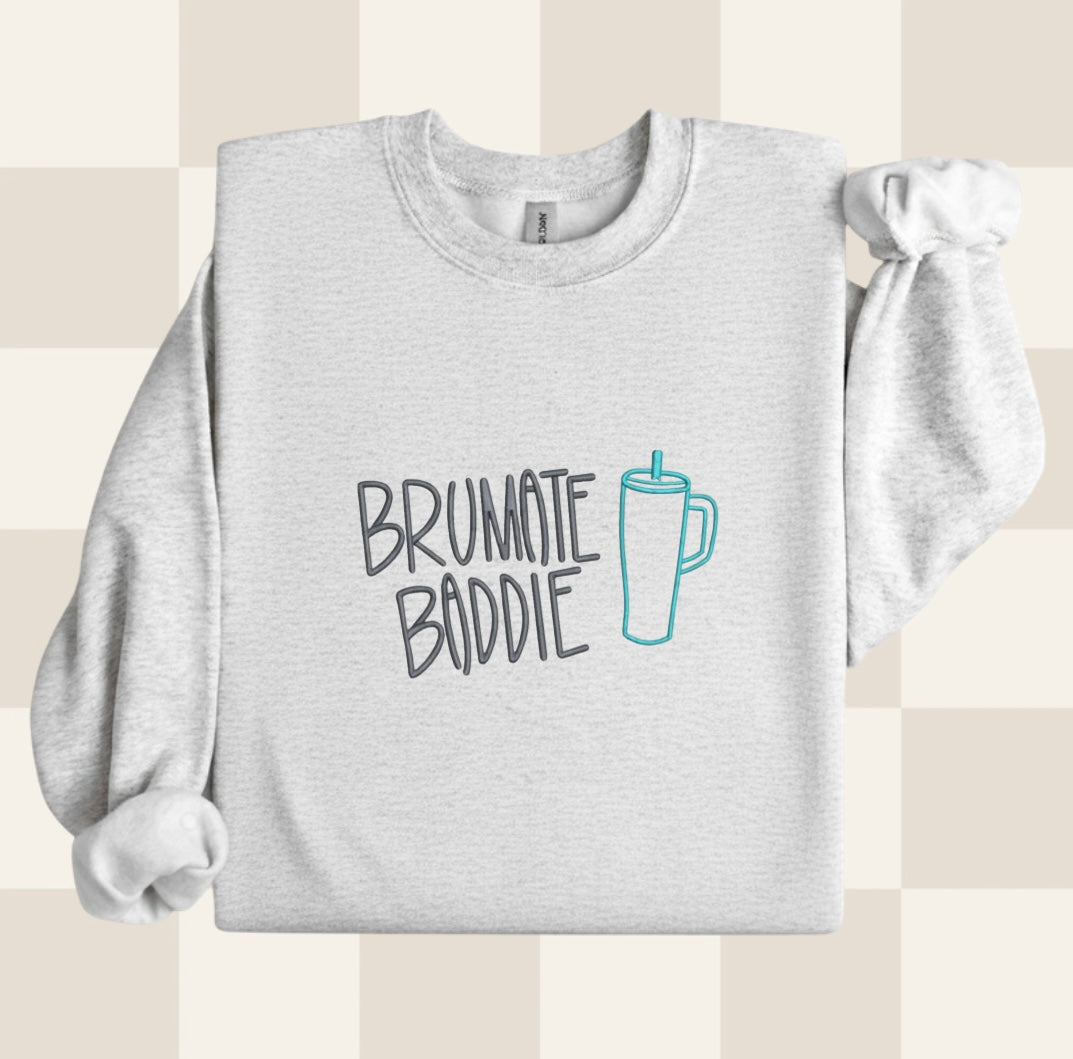 Brumate Baddie Embroidered Sweatshirt