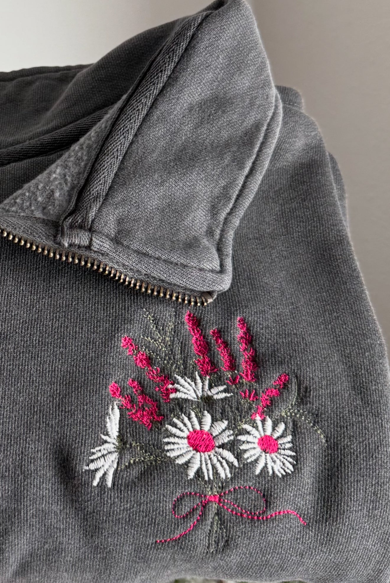 Wild Flower 1/4 zip