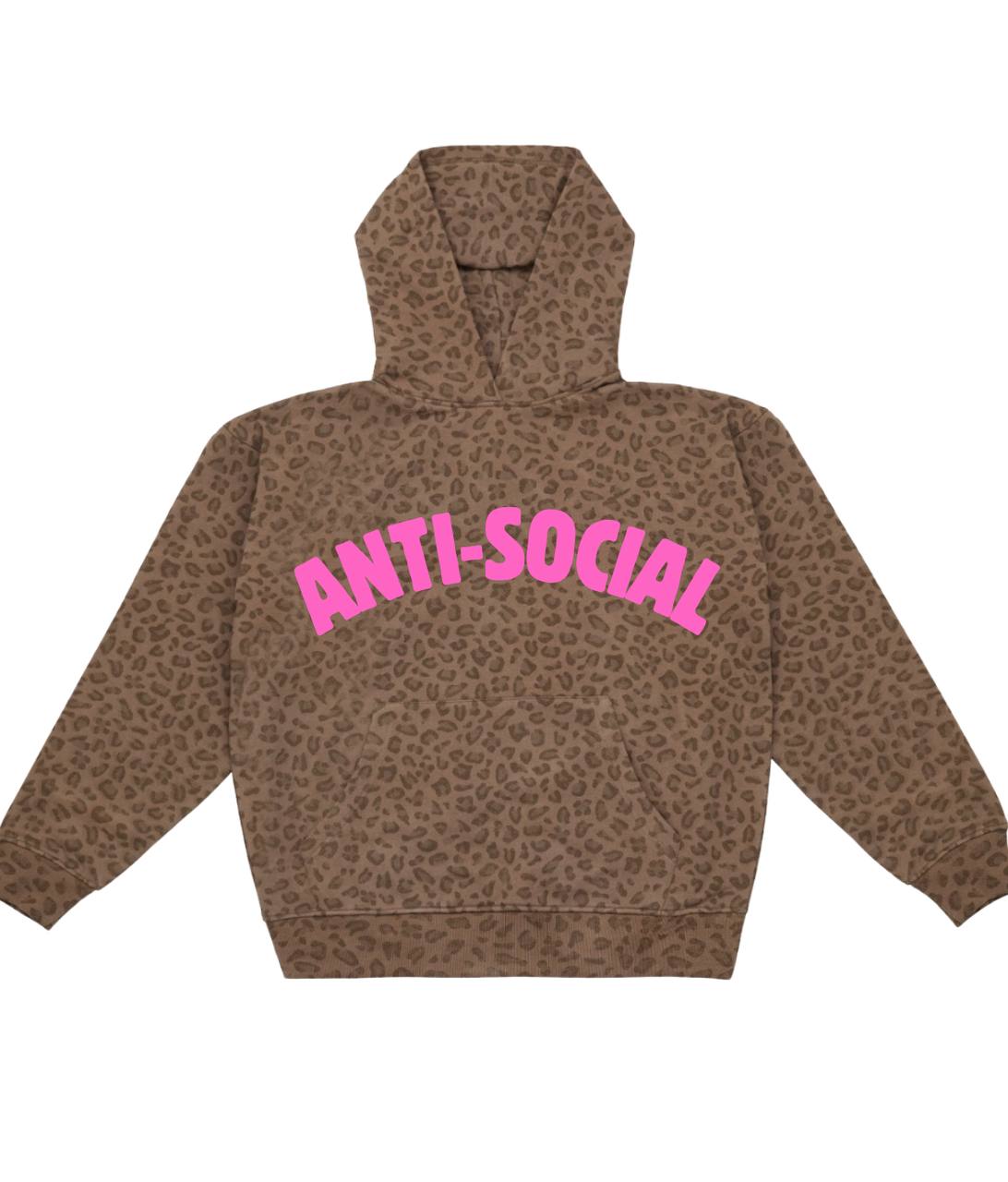 Anti-Social Leopard Hoodie
