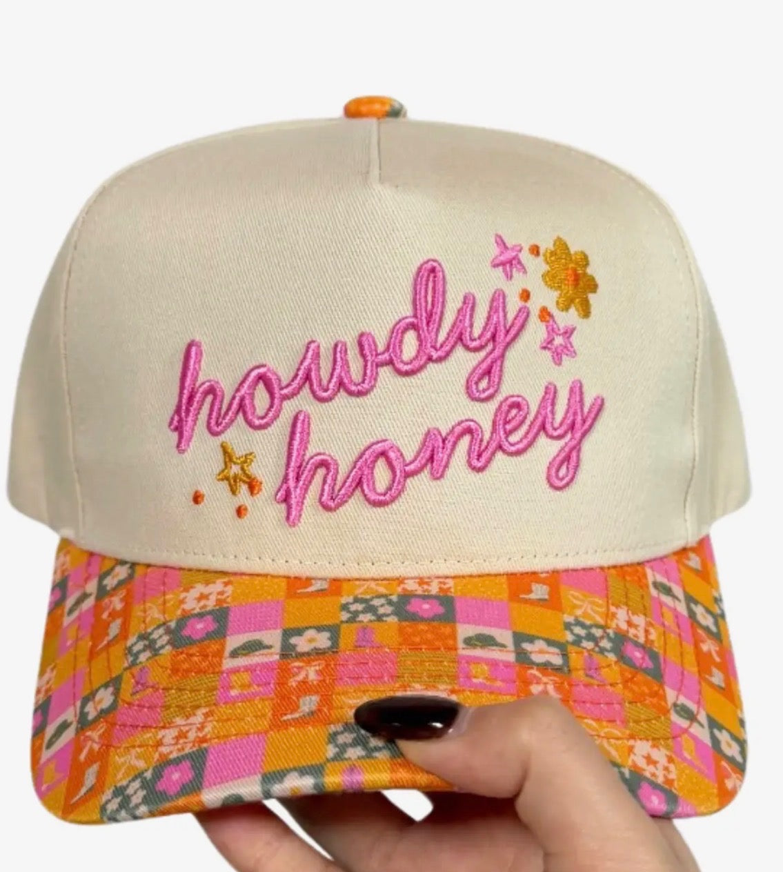 Embroidered Designed Bill Hat