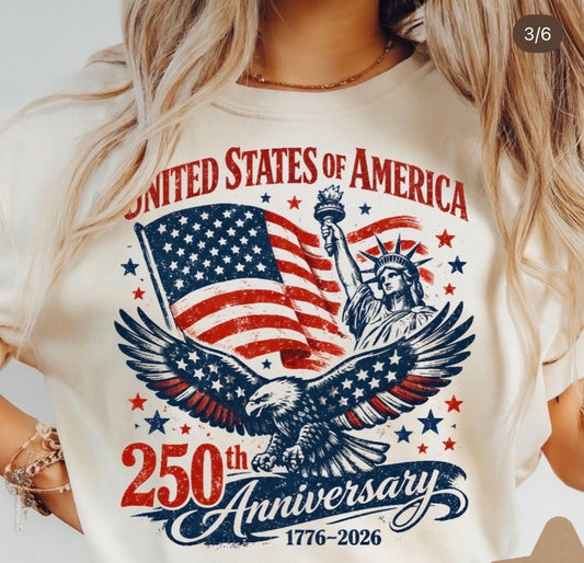 250 year anniversary tee