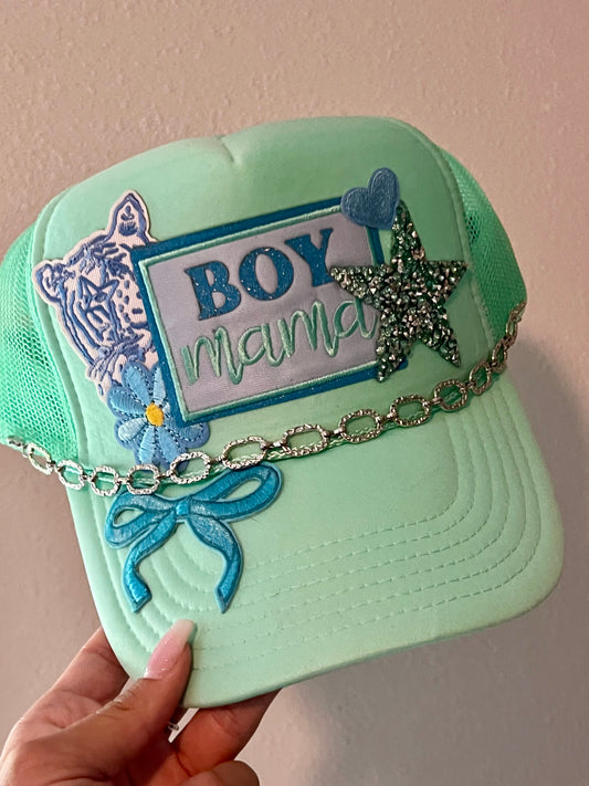 Boy mama patch hat