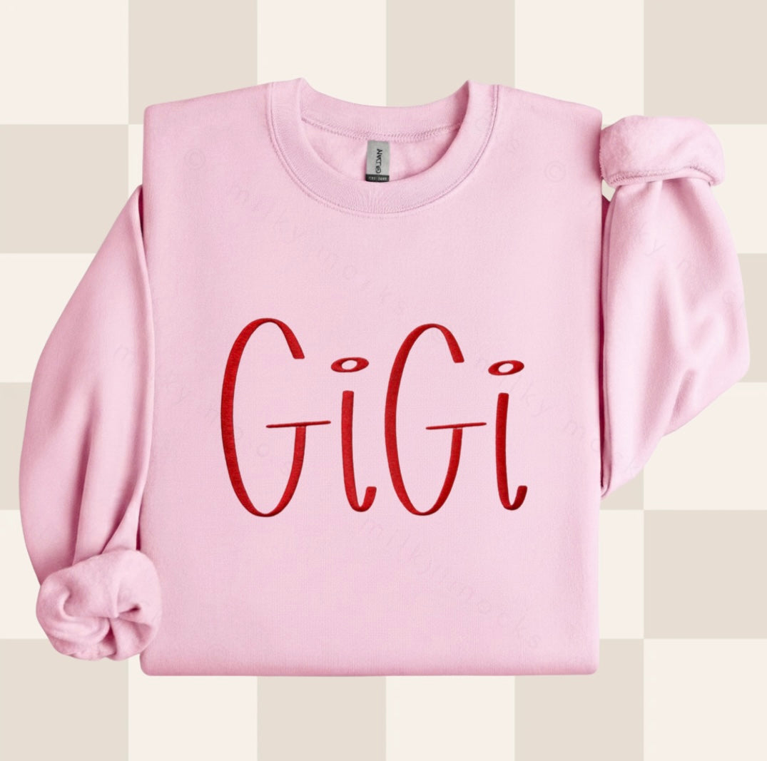 Embroidered Name Sweatshirt