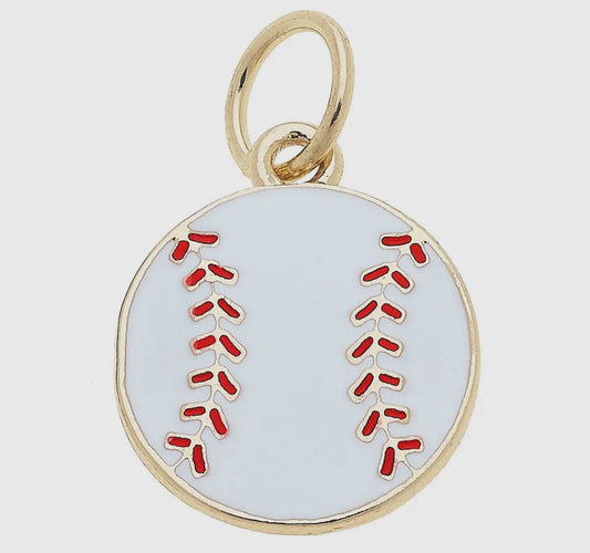 Enamel Baseball Charm