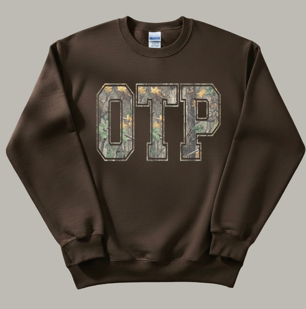 OTP WOOD CAMO Crewneck