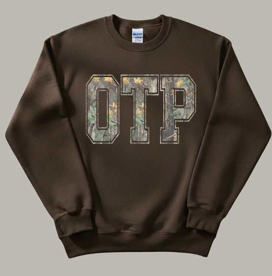 OTP WOOD CAMO Crewneck