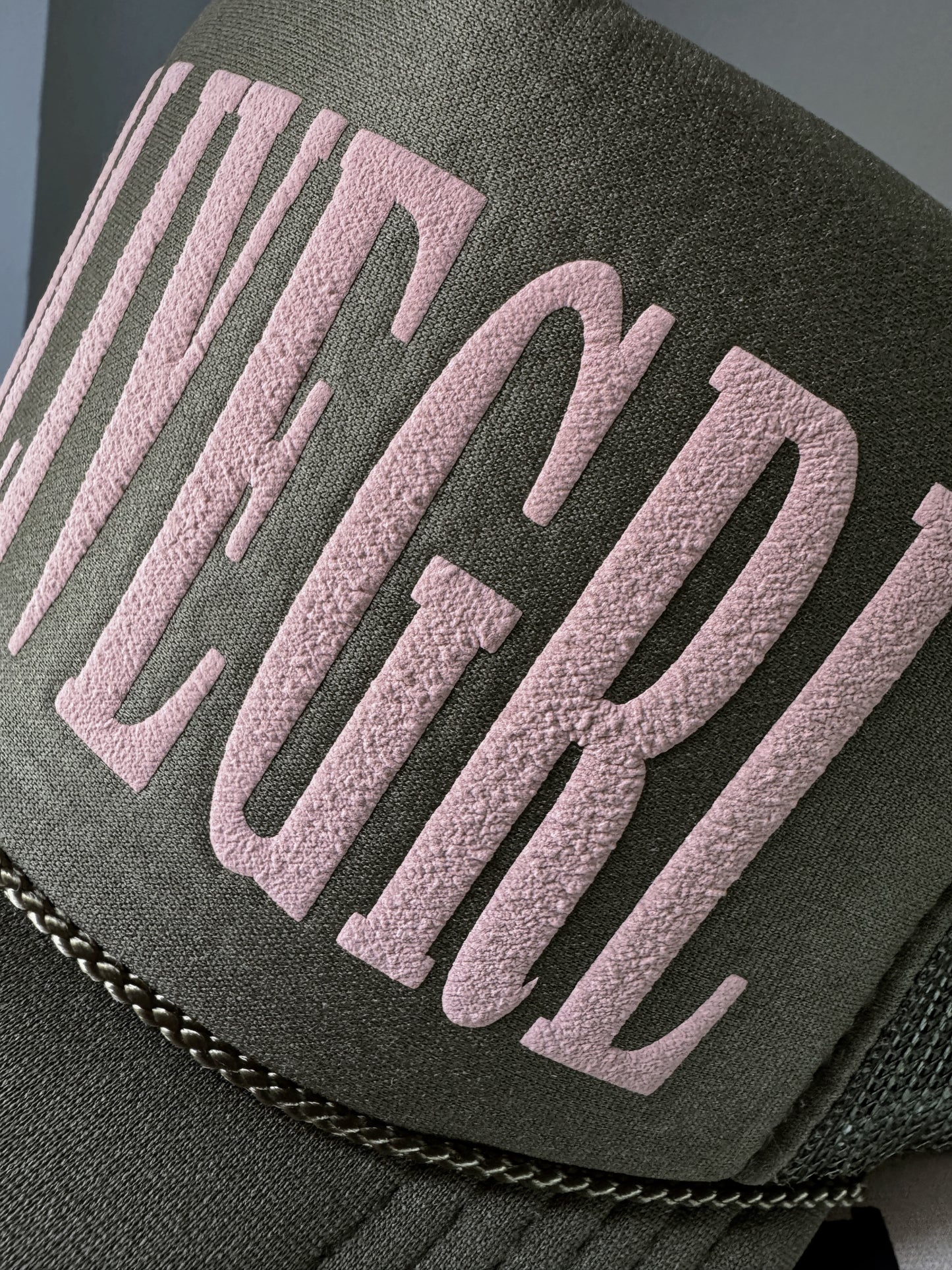 OLIVEGRL Puff Vinyl Trucker