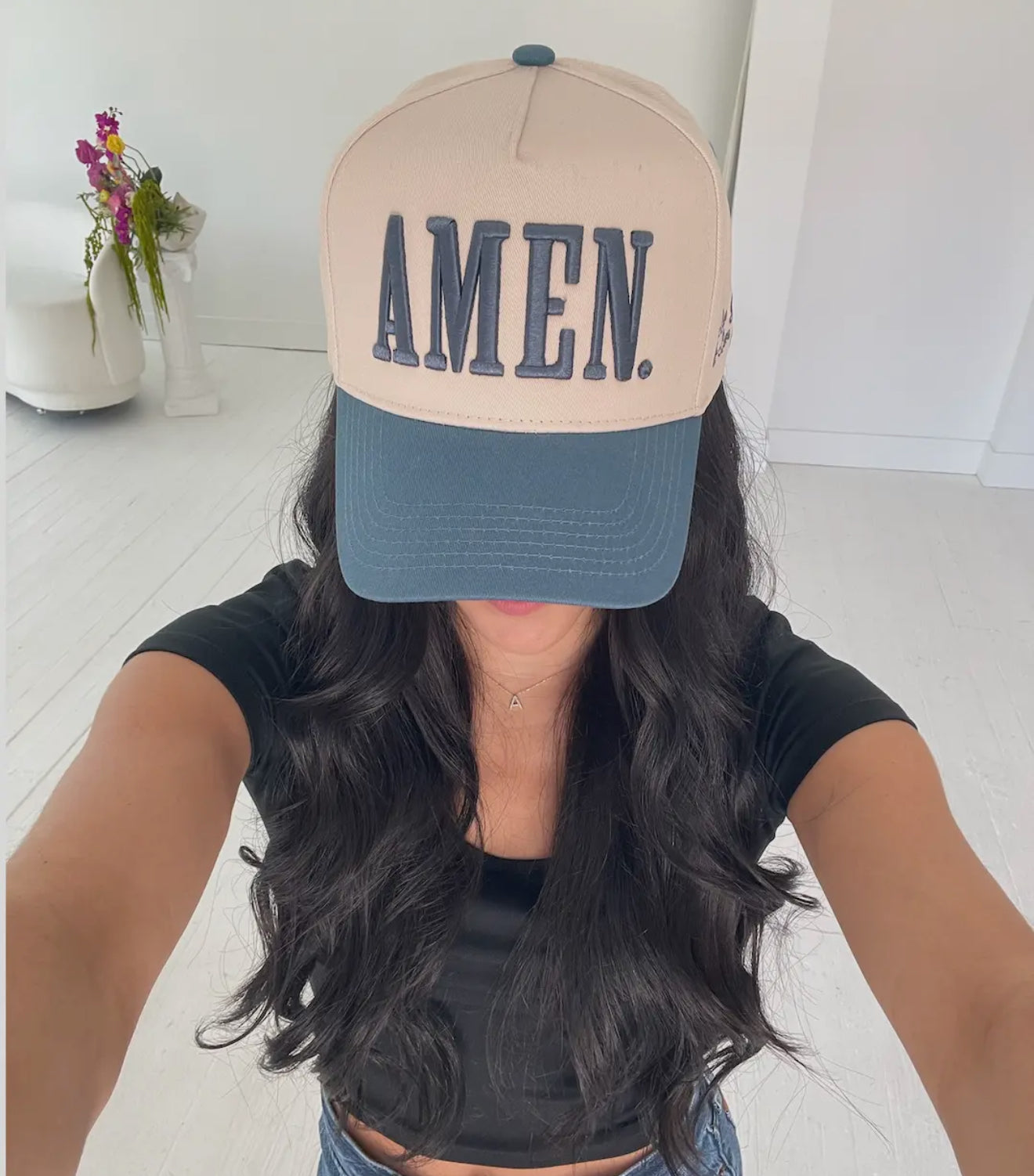 Amen Embroidered Trucker Hat