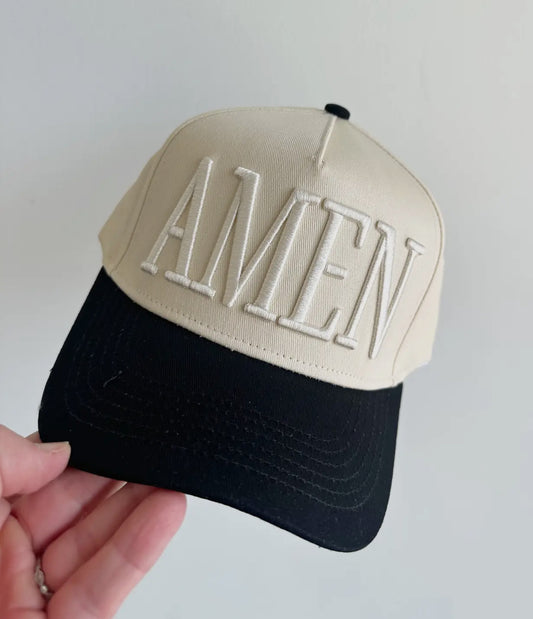 Amen Embroidery Trucker Hat