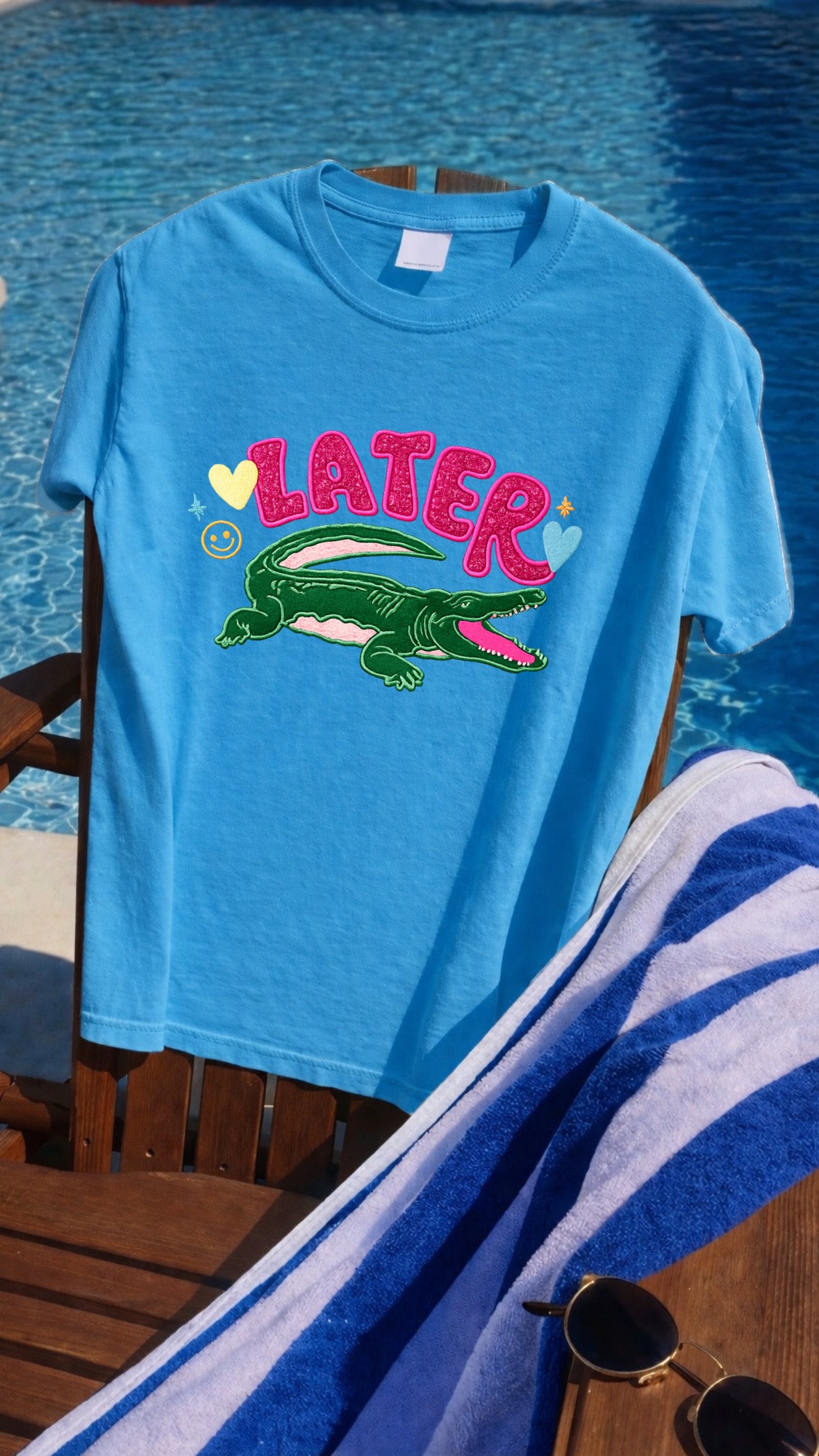 Later Gator Embroidered Tee